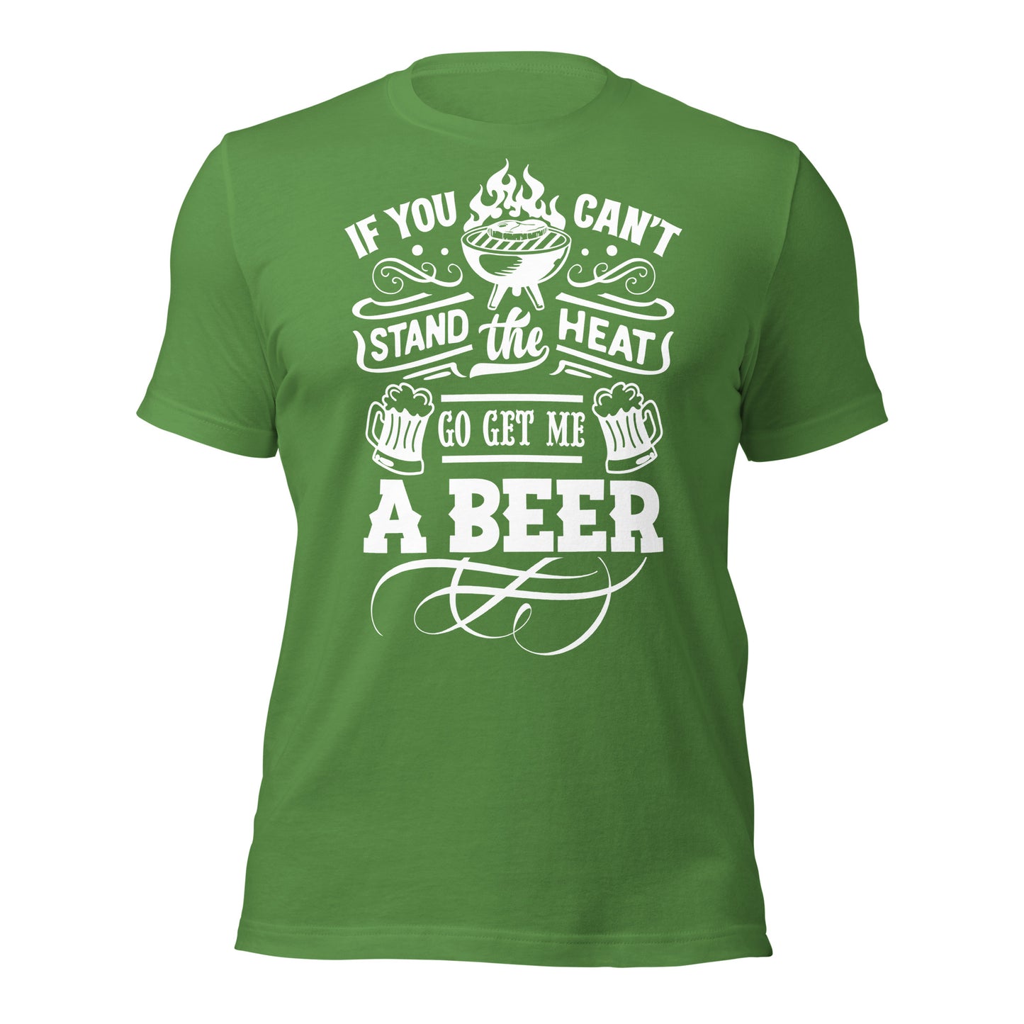 If You Can’t Stand the Heat, Go Get Me a Beer T-shirt – Funny & Comfortable Tee for BBQ Lovers