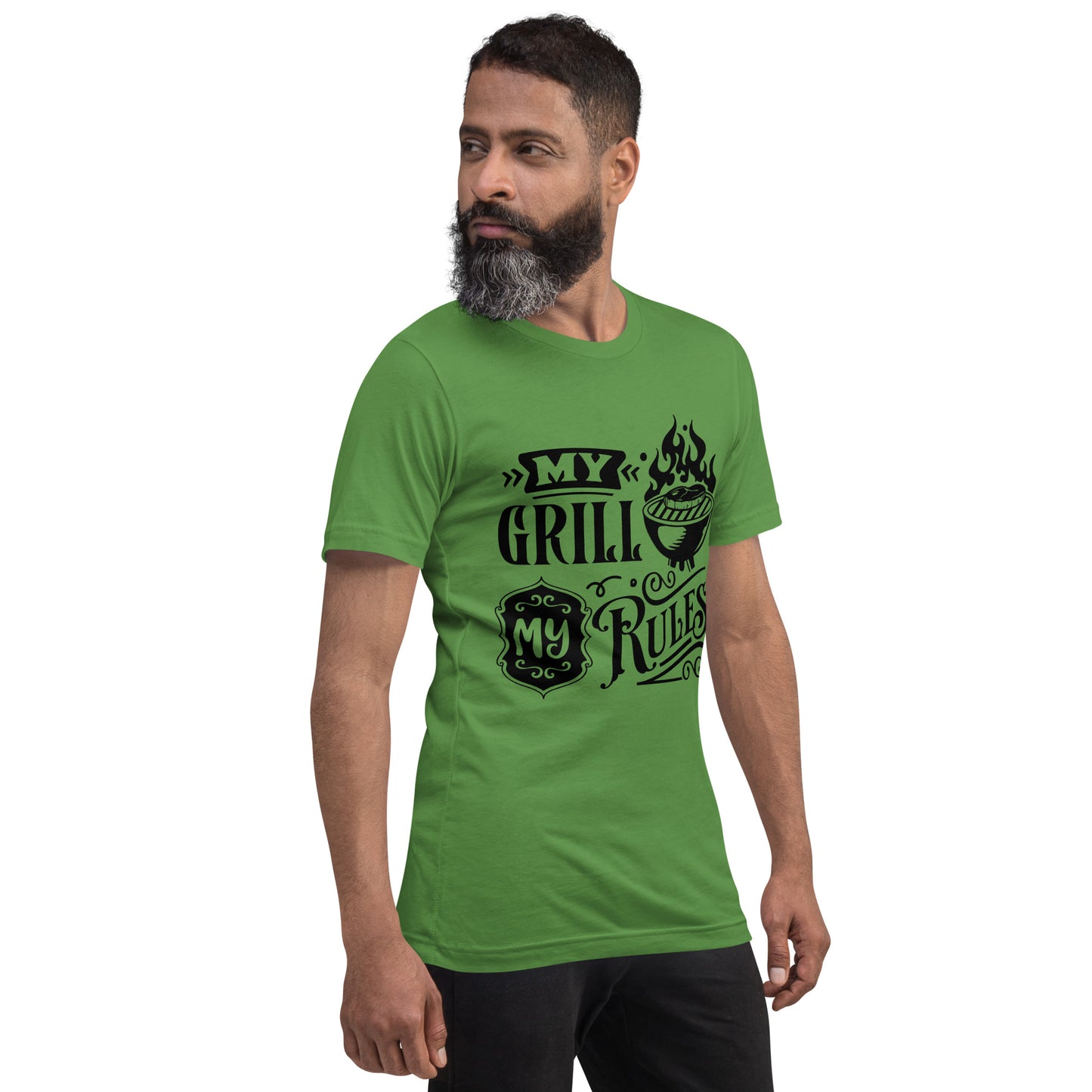 My Grill My Rules T-Shirt – Funny BBQ Shirt for Grill Masters