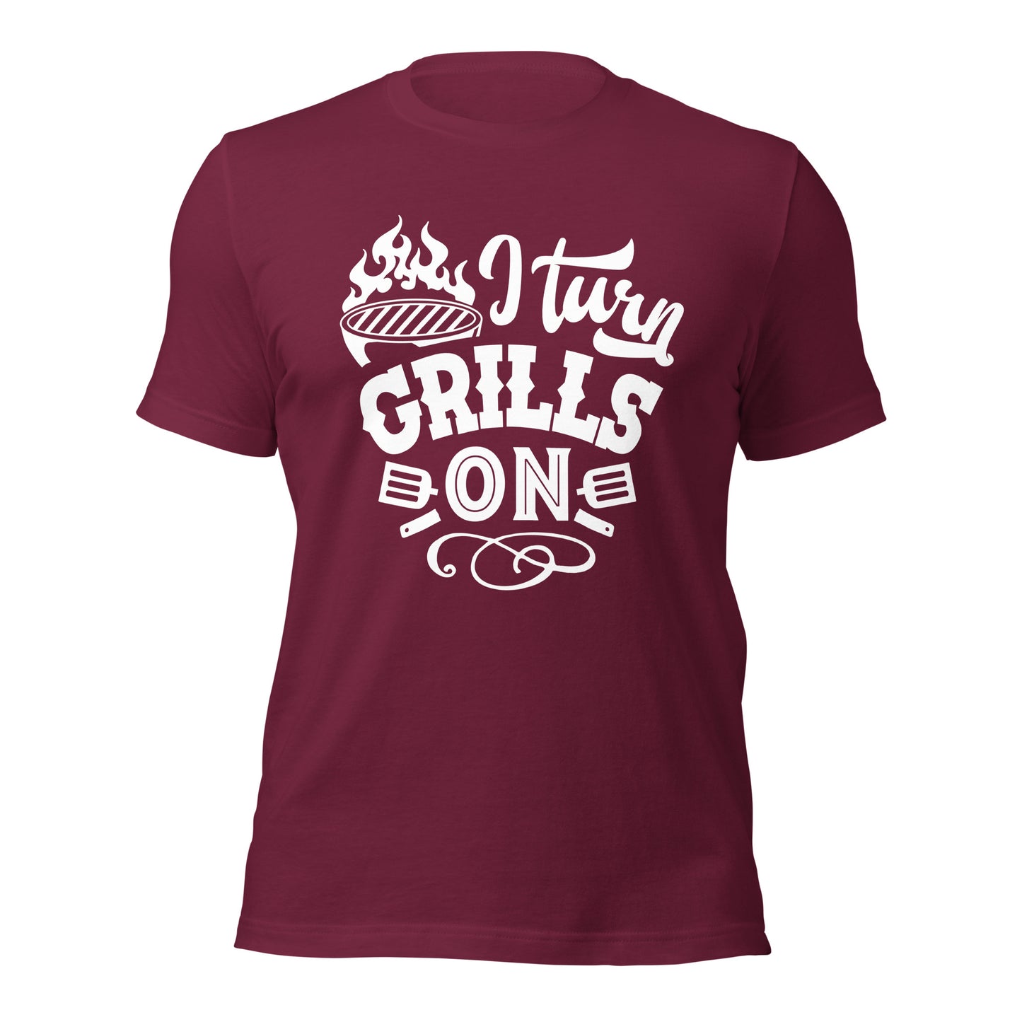 I Turn Grills On Funny BBQ T-shirt – Comfortable & Humorous Tee for BBQ Enthusiasts