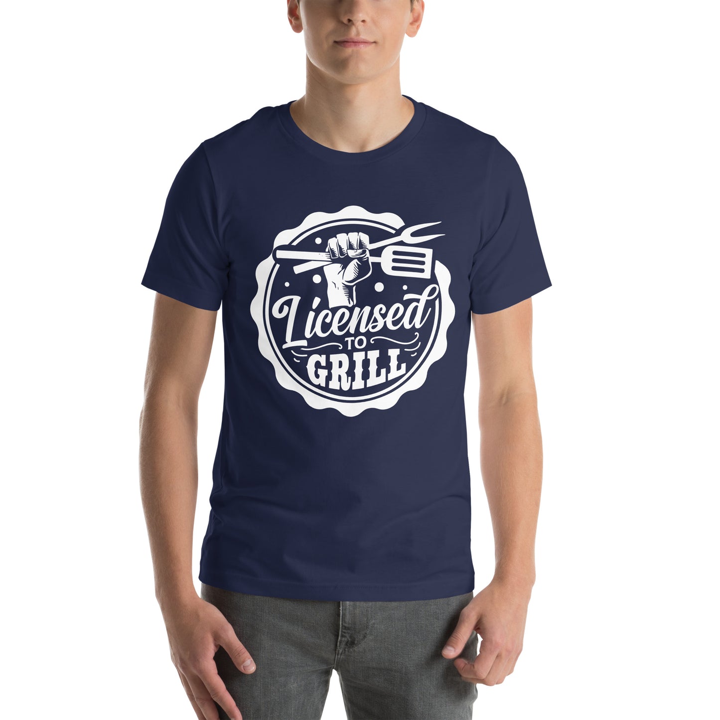 Licensed to Grill BBQ T-shirt – Comfortable & Stylish Tee for Grill Lovers