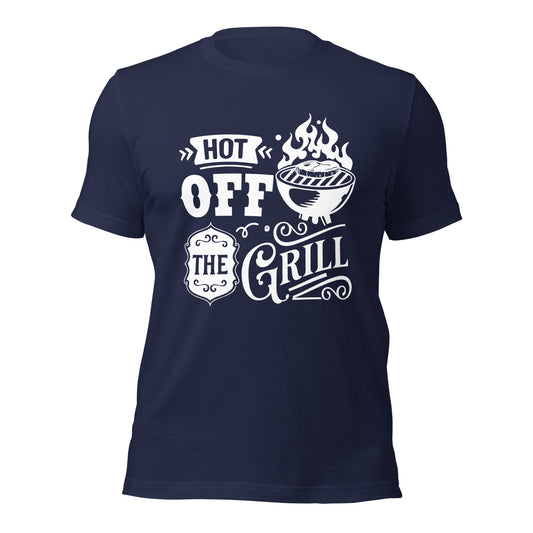 Hot off the Grill Funny BBQ T-shirt – Comfortable & Stylish Tee for BBQ Lovers