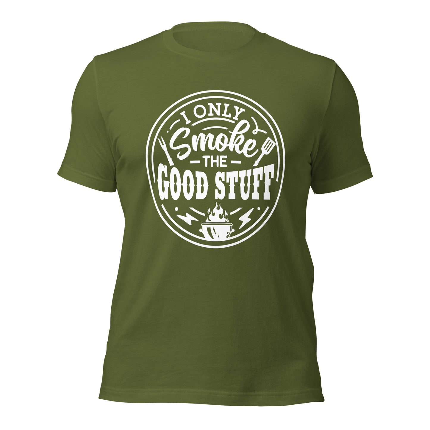 I Only Smoke the Good Stuff Funny BBQ T-shirt – Comfortable Tee for BBQ Lovers