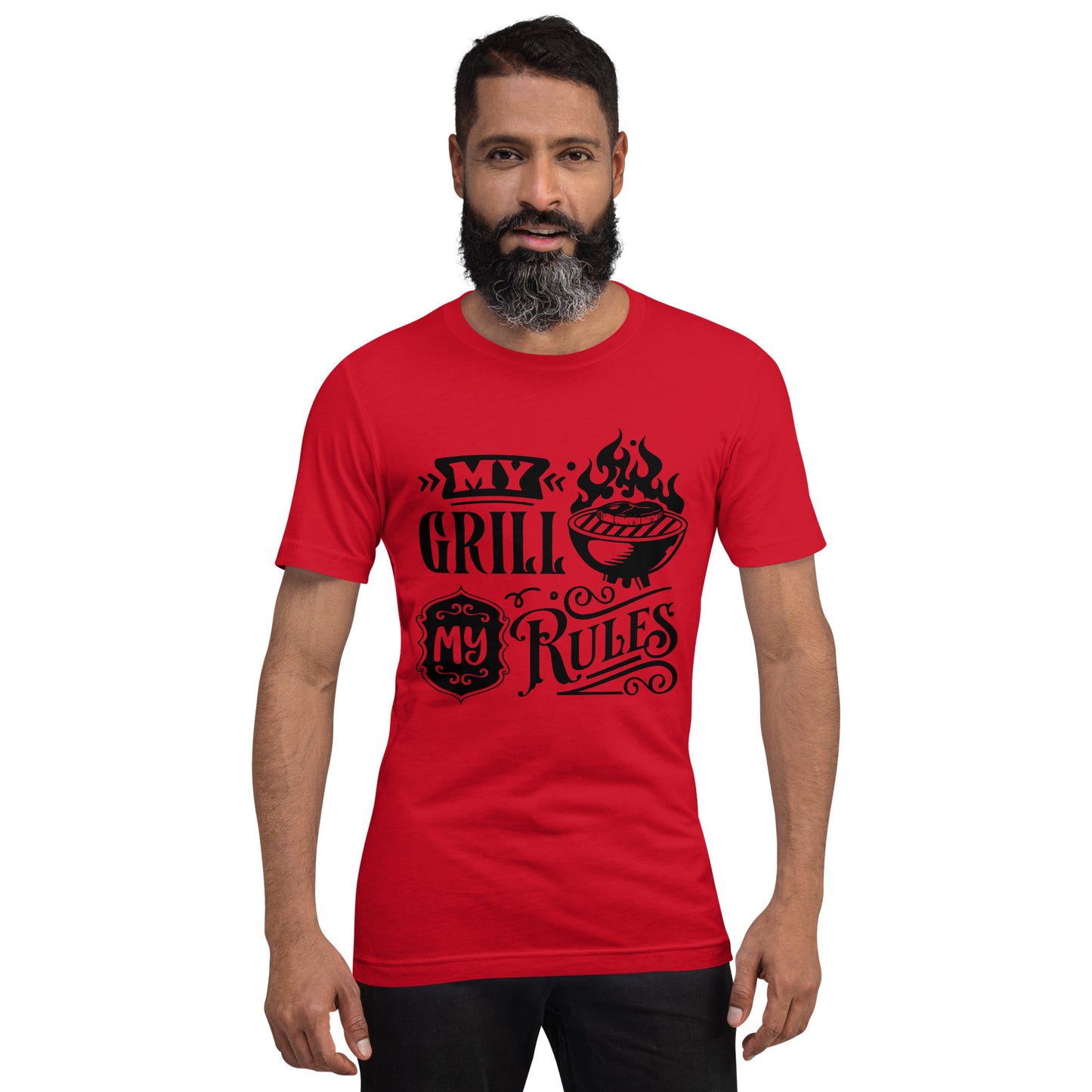 My Grill My Rules T-Shirt – Funny BBQ Shirt for Grill Masters