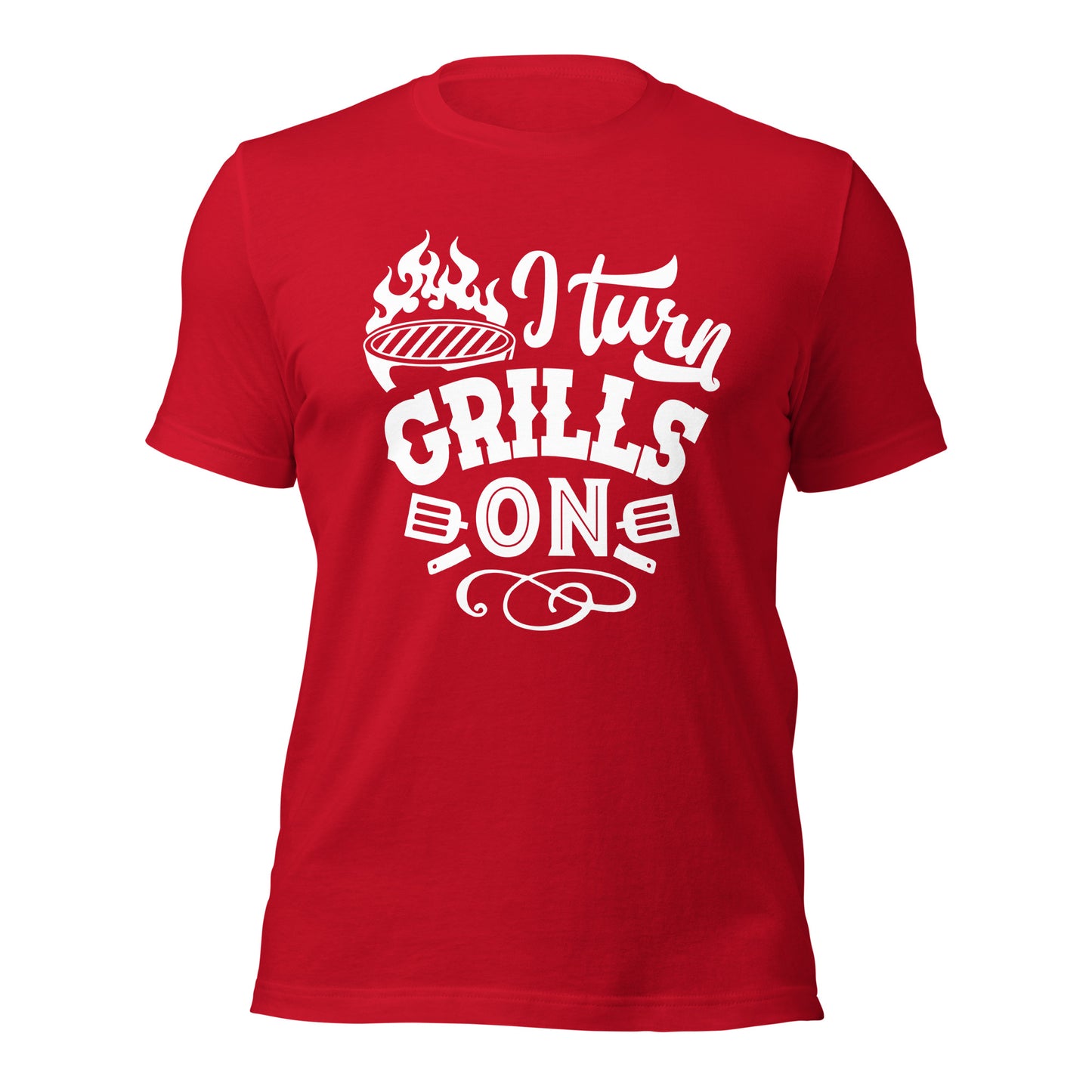 I Turn Grills On Funny BBQ T-shirt – Comfortable & Humorous Tee for BBQ Enthusiasts