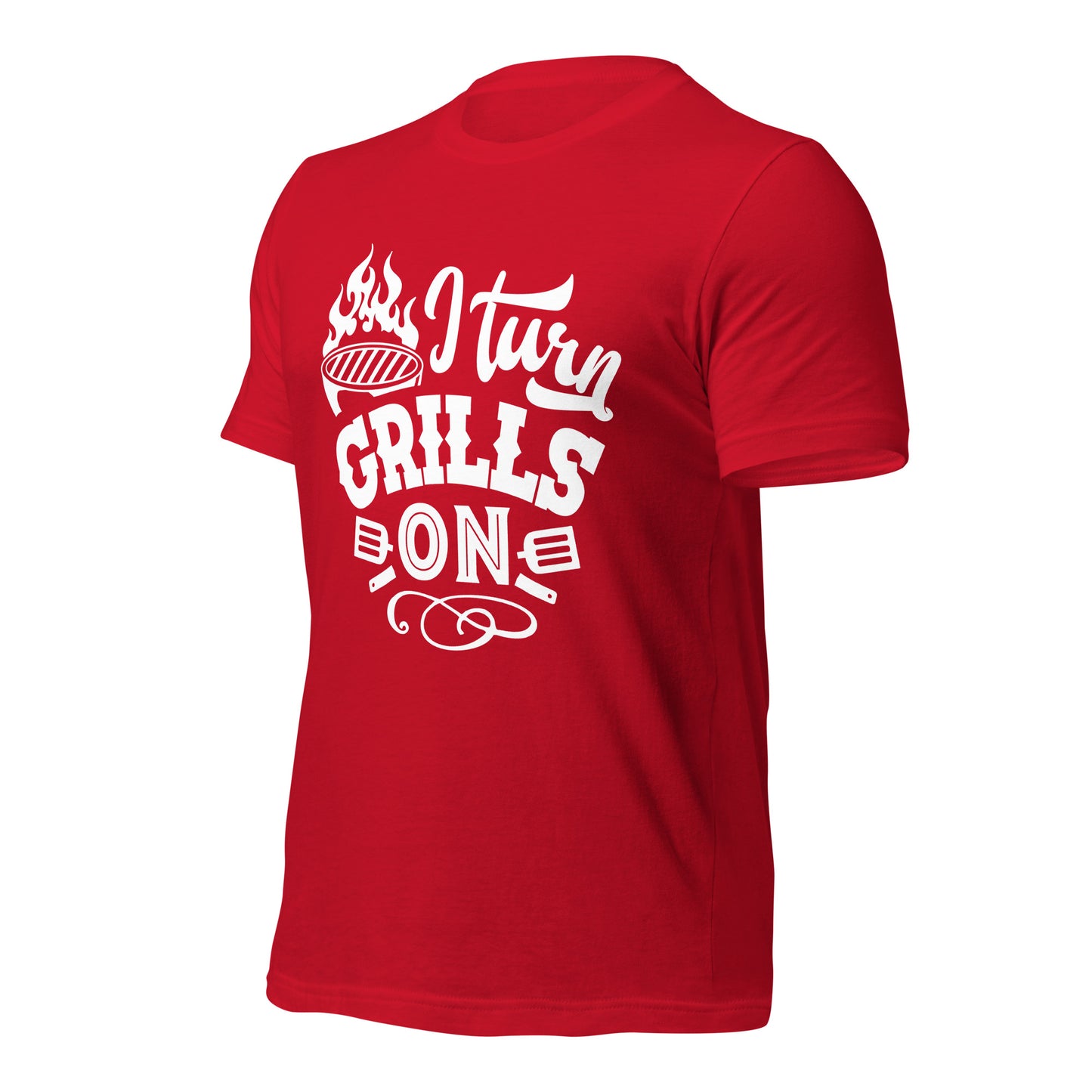 I Turn Grills On Funny BBQ T-shirt – Comfortable & Humorous Tee for BBQ Enthusiasts