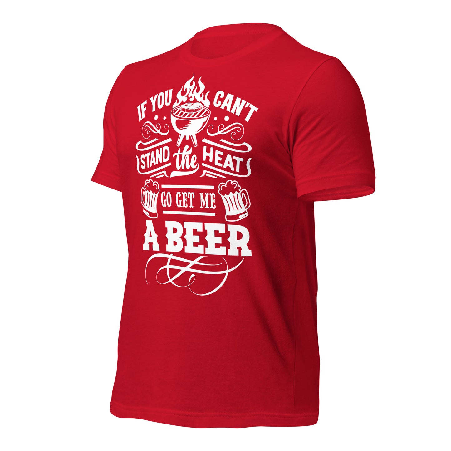 If You Can’t Stand the Heat, Go Get Me a Beer T-shirt – Funny & Comfortable Tee for BBQ Lovers