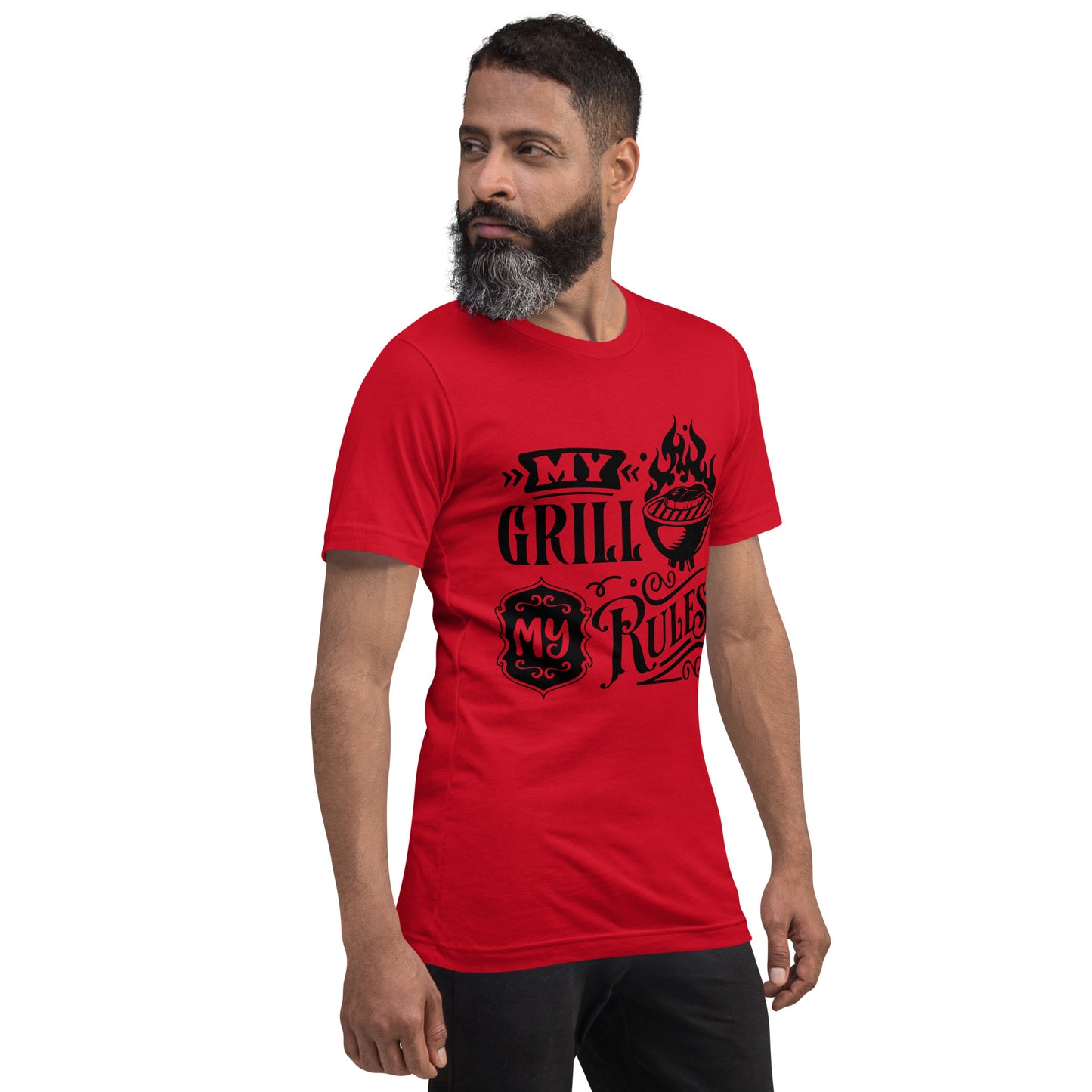 My Grill My Rules T-Shirt – Funny BBQ Shirt for Grill Masters