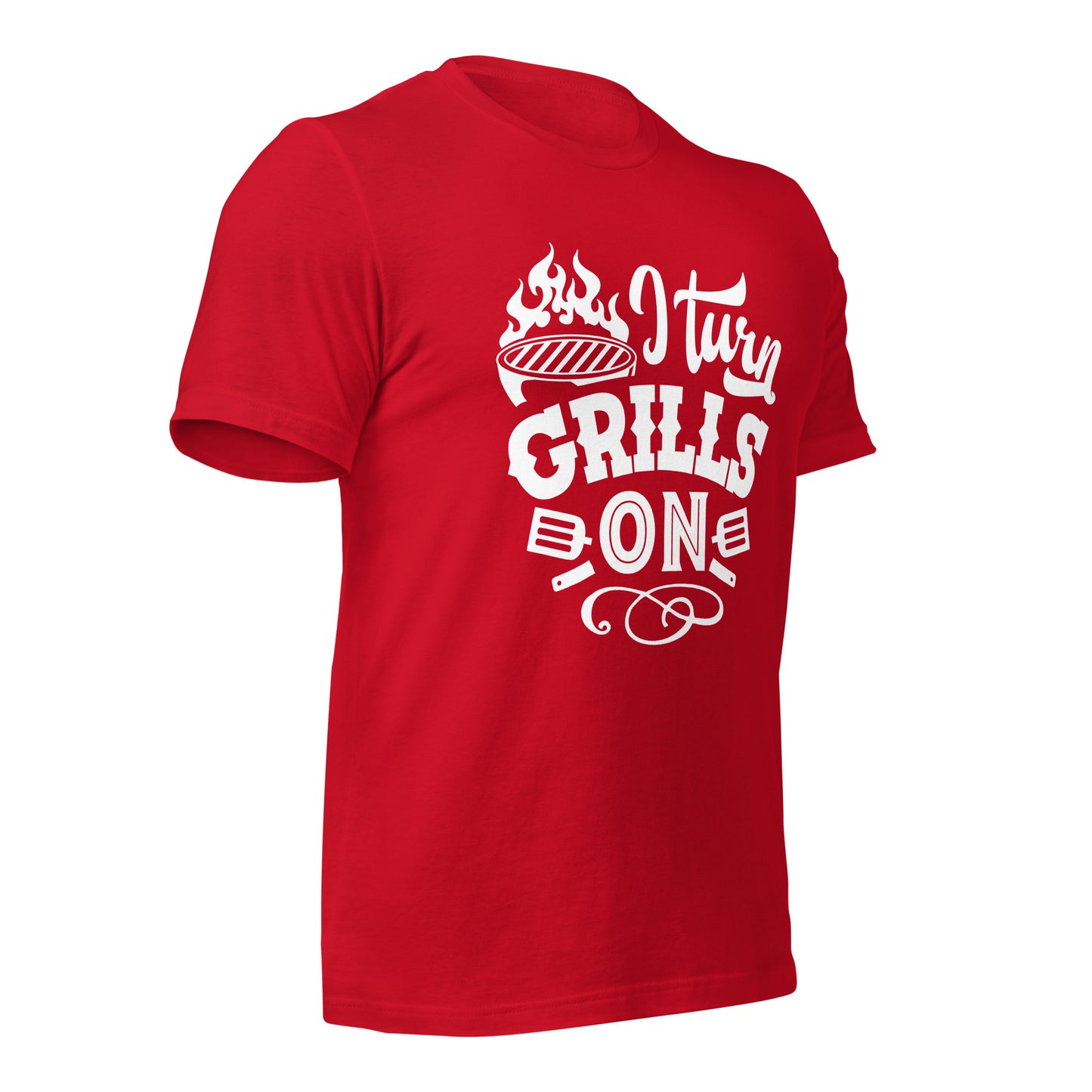 I Turn Grills On Funny BBQ T-shirt – Comfortable & Humorous Tee for BBQ Enthusiasts