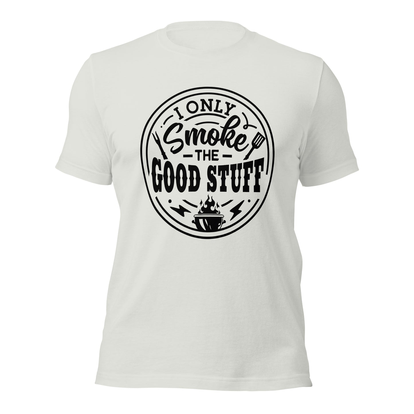 I Only Smoke the Good Stuff Funny BBQ T-shirt – Comfortable Tee for BBQ Lovers