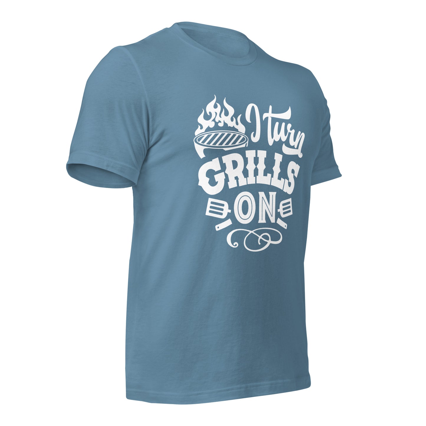 I Turn Grills On Funny BBQ T-shirt – Comfortable & Humorous Tee for BBQ Enthusiasts