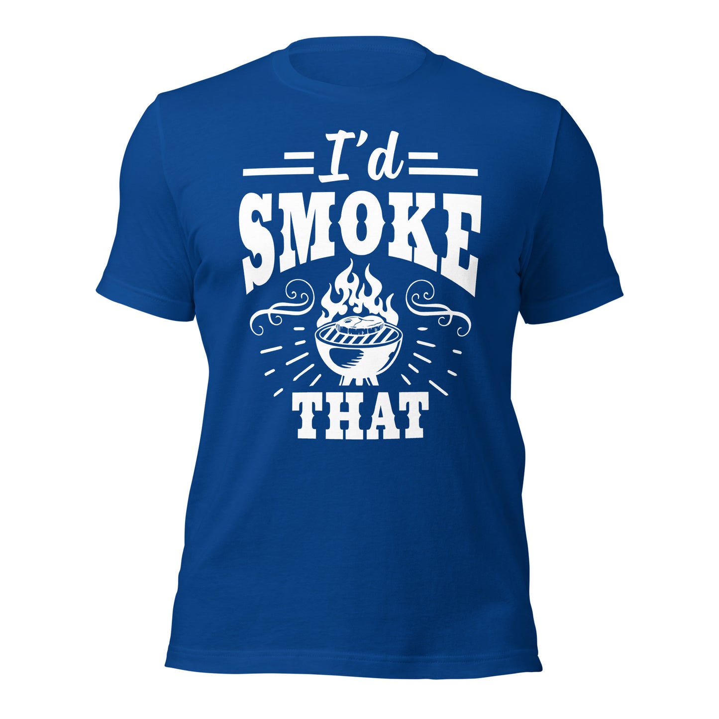 I'd Smoke That Funny BBQ T-shirt – Comfortable & Humorous Tee for BBQ Enthusiasts