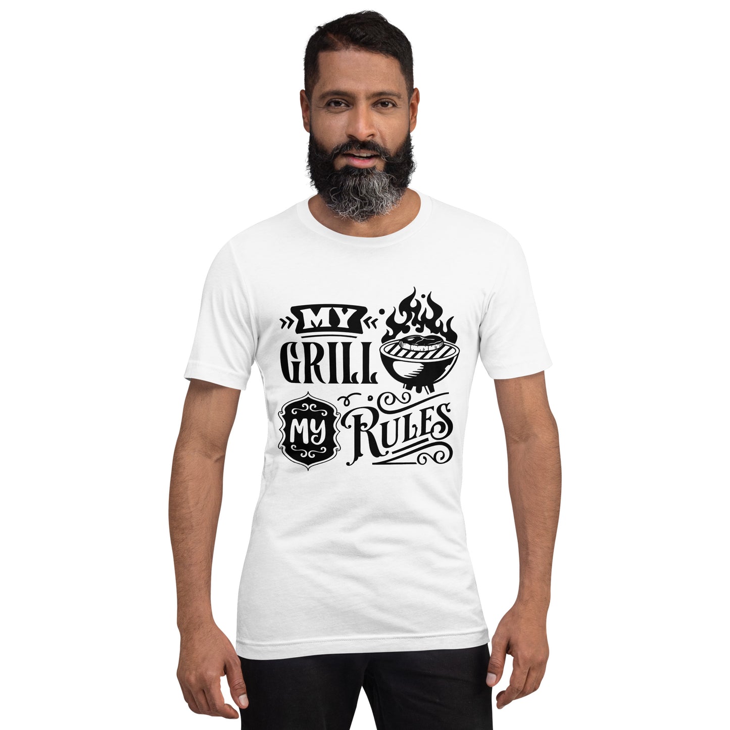 My Grill My Rules T-Shirt – Funny BBQ Shirt for Grill Masters