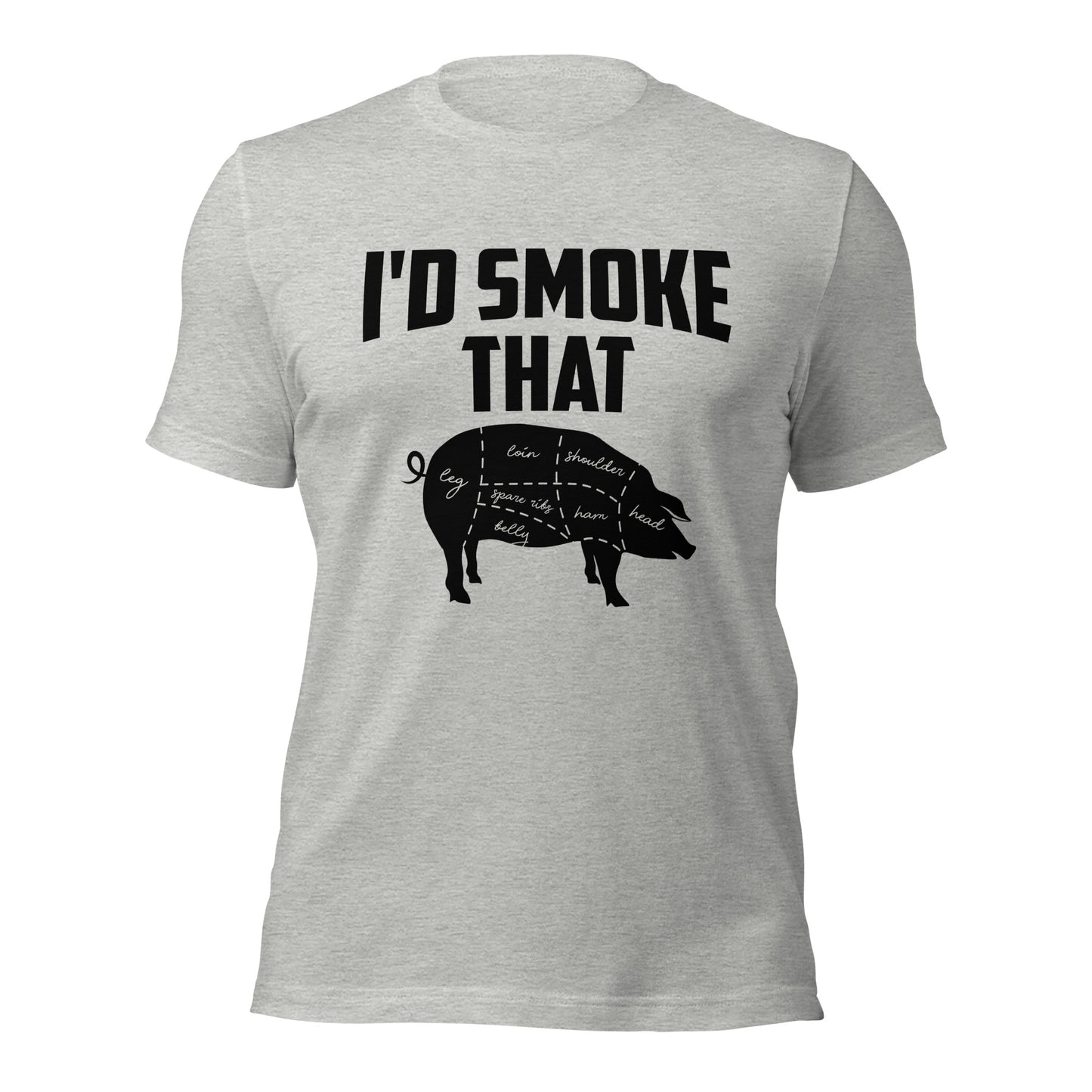 I'd Smoke That Funny BBQ T-Shirt – Perfect for Grill Masters & Pork Lovers