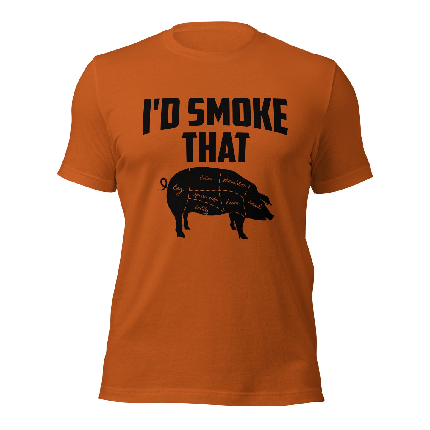 I'd Smoke That Funny BBQ T-Shirt – Perfect for Grill Masters & Pork Lovers