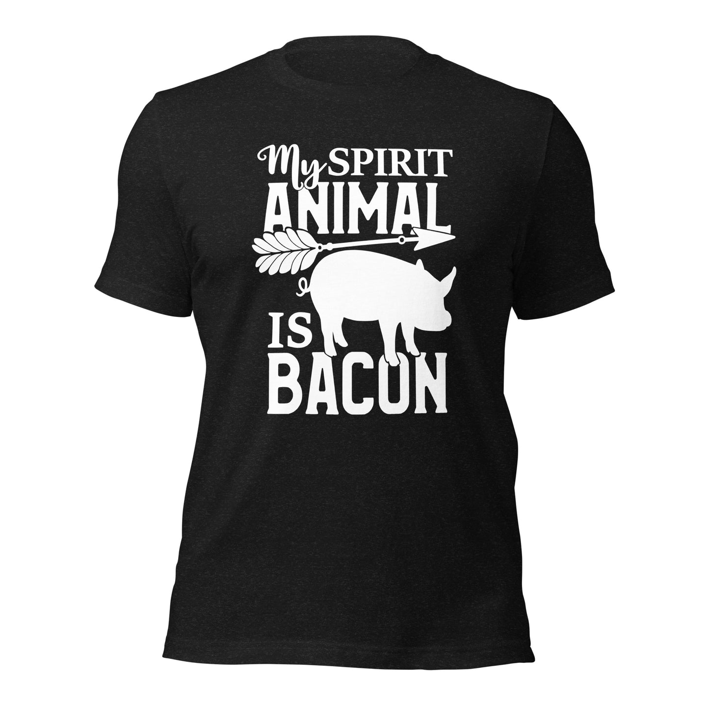 My Spirit Animal is Bacon T-Shirt – Funny Foodie Tee for BBQ & Breakfast Lovers