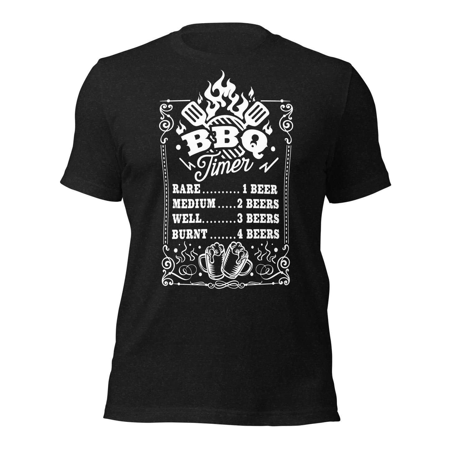 BBQ Timer T-Shirt – Funny Beer & Grilling Shirt for Pitmasters