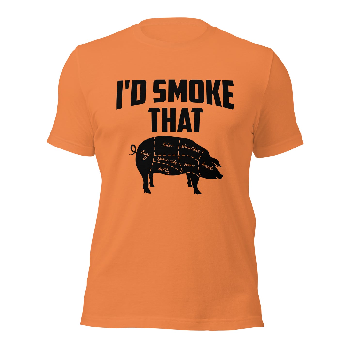 I'd Smoke That Funny BBQ T-Shirt – Perfect for Grill Masters & Pork Lovers