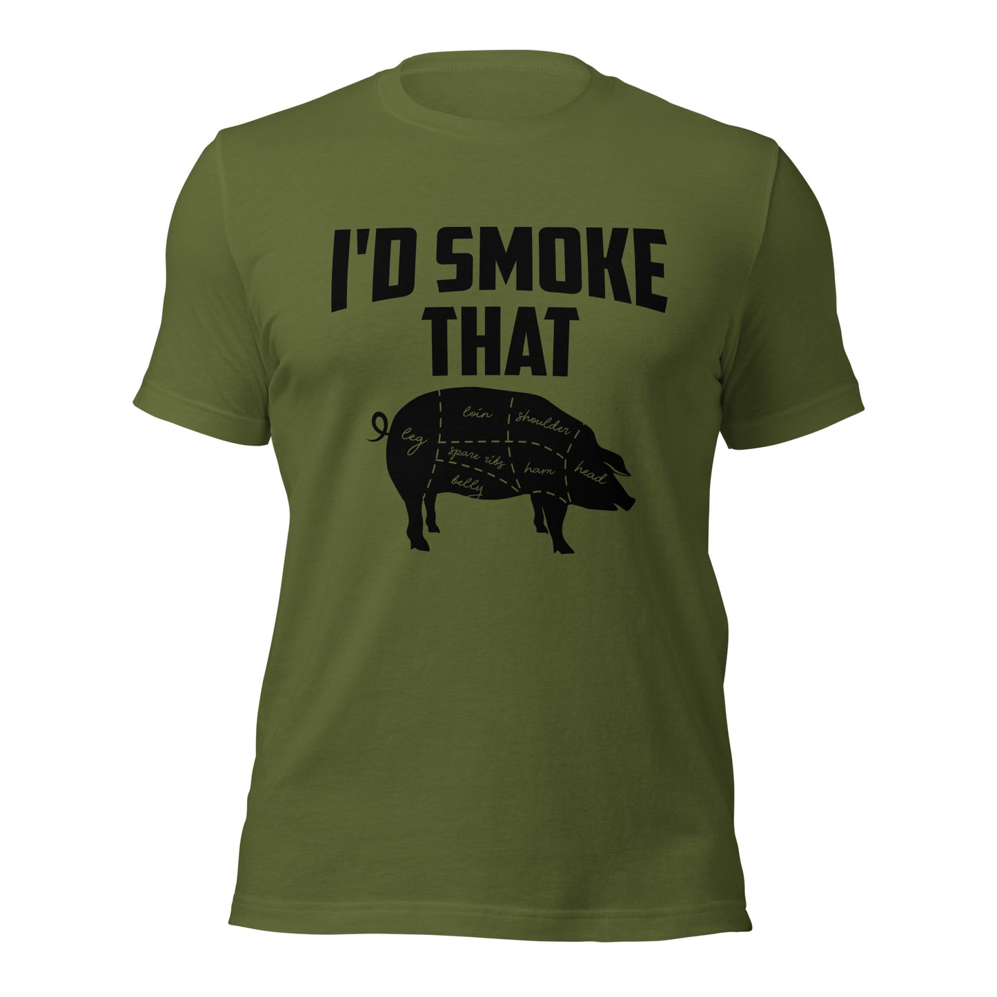 I'd Smoke That Funny BBQ T-Shirt – Perfect for Grill Masters & Pork Lovers