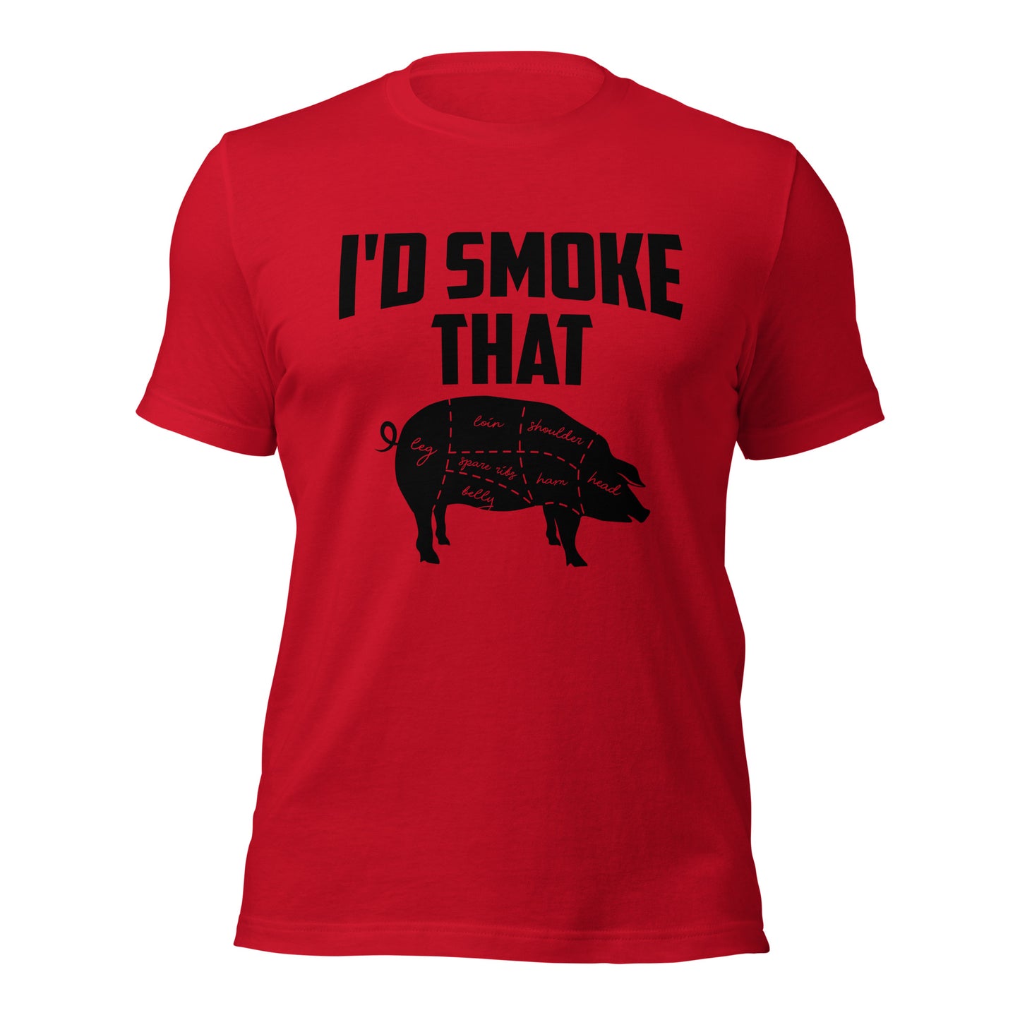 I'd Smoke That Funny BBQ T-Shirt – Perfect for Grill Masters & Pork Lovers